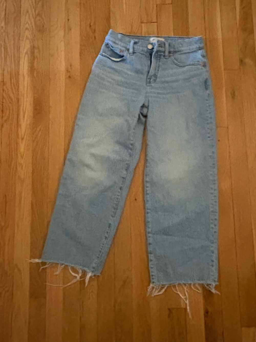 Madewell the perfect vintage wide leg crop Jean 26p
